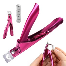 UrbanPulse Sharp Blade Acrylic False Nail Clippers Acrylic Nail Clippers Sharp Blade False Nail Clippers with Magnet Size Adjustment Function for Salon Home Nail Art Professional High Precision Nail Clippers Nail Art Supplies Professional Manicure Tools
