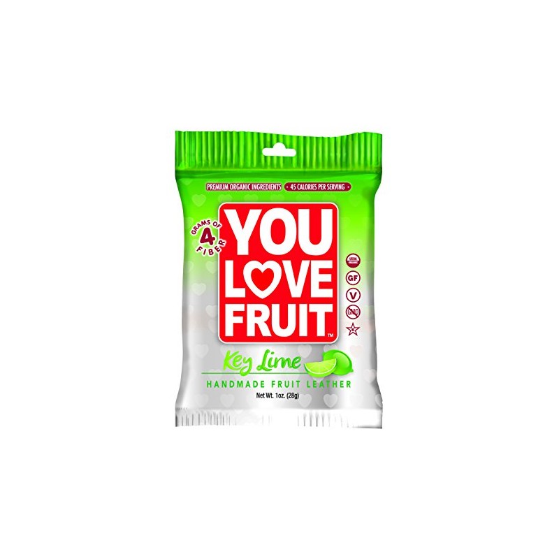You Love Fruit Organic Fruit Leather, Pomberry/Acai, 1 Ounce (Pack