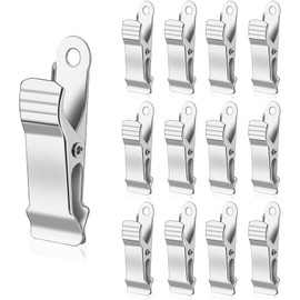 YXL 12 Pieces Spring Clamps, Small Crocodile Clips, Small Clamps for Crafts Wire Photo Curtain Crafts