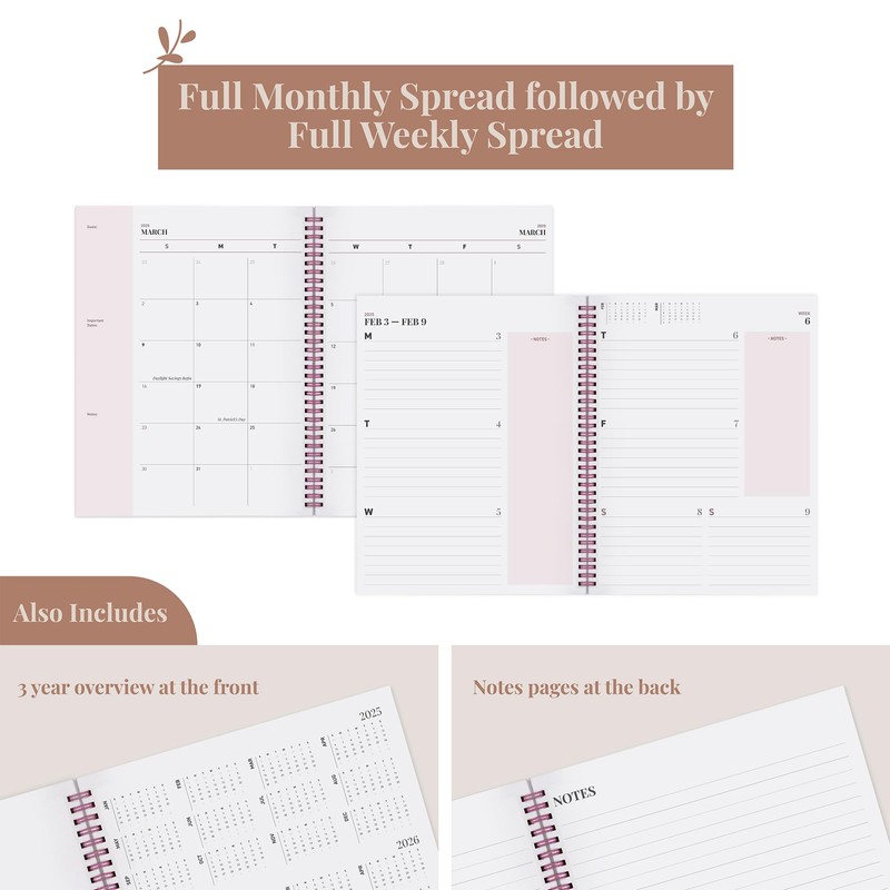 Rileys & Co 2025 Chunky Weekly Planner - Annual Weekly