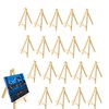 KEJJNYER 20 Pack 6" Wooden Art Easel Stand, Small Wood