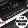 4X For Dodge Ram 2500 Carbon Fiber Cab Door Sill