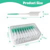 Púas de hilo dental de silicona suave, cepillo interdental para