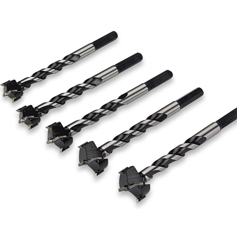 KEWAYO 3-Blade Woodworking Counterbore Bit Set, Woodworking Drill Bit Set,
