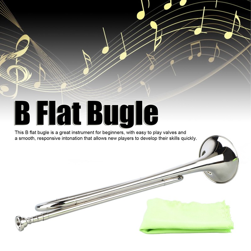 B Flat Bugle Brass Retro Standard Trumpet Musical Instrument for