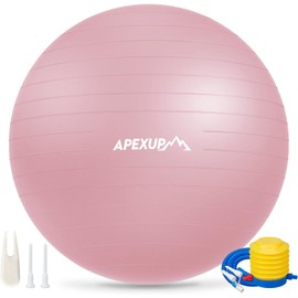 APEXUP - Pelota de Ejercicio y Yoga, Antideslizante, Tipo Silla de Estabilidad, Resistente, Grande, para Fitness, Equilibrio, Core y Fisioterapia