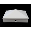 5x5 Nominal (4.5" x4.5") Plastic Pyramid Vinyl Fence Post Cap