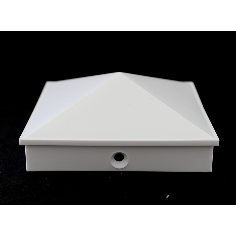 5x5 Nominal (4.5" x4.5") Plastic Pyramid Vinyl Fence Post Cap