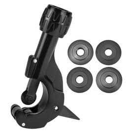 QWORK® Pipe Cutter, Adjustable Pipe Cutter, 3-35 mm, Copper Sanitary Cutter with 3 Spare Wheels