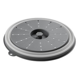 HIC Kitchen Collapsible Microwave Food Cover, BPA Free, Contains Splatter and Mess