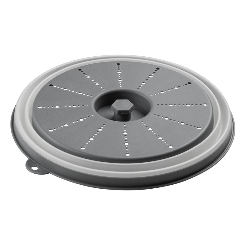 HIC Kitchen Collapsible Microwave Food Cover, BPA Free, Contains Splatter