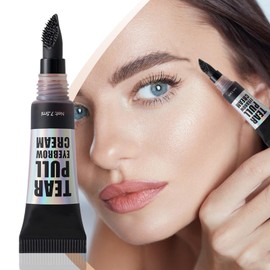 Eyebrow Gel | Peel Off Long-Lasting, Quick-Drying Tinted Eyebrow Mascara - Waterproof Eyebrow Gel Sweatproof for Creates Full, Voluminous-Looking Brows