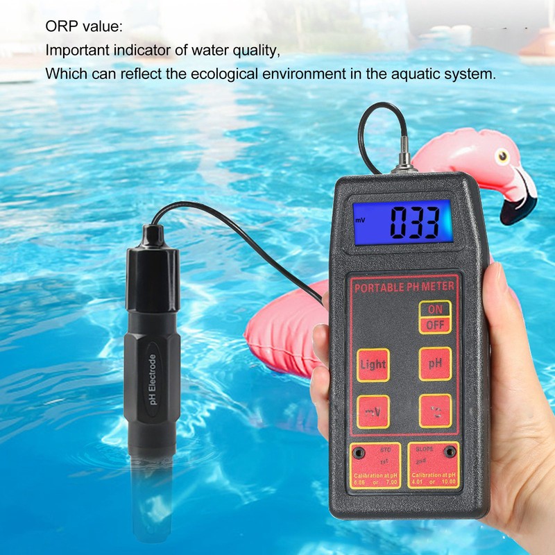 Water Tester 4 Digit Large Screen Accurate Measurement Automatic Calibration