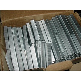 SENCO B06BAAP 1/2" x 3/8" 22 Ga. Galvanized Chisel Point Crown Fine Wire Staples