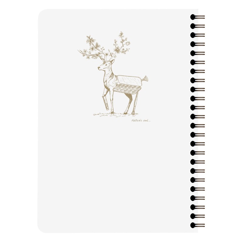 Clairefontaine 104566C Flying Spirit Notebook with Inner Pockets and Spiral