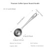 Ti artisan Titanium Coffee Measuring Scoop 20ml, Titanium Coffee Beans
