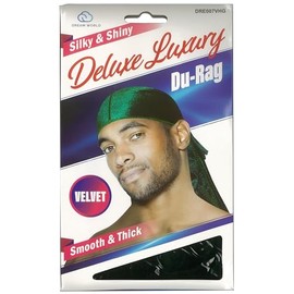 Dream World Silky Velvet Durag Hunter Green