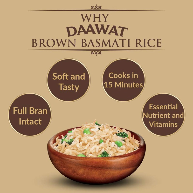 Daawat Brown Basmati Rice, 5kg