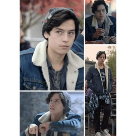 Jacknb Jughead Jones Beanie Hat Riverdale Southside Serpents Socks Jugheads Hat(Brown/Black/Red/Gray)