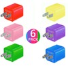 PowerBoost Charger 5W 1A USB Power Adapter [6-PACK] Universal USB