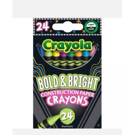 Crayola Construction Paper Crayons School & Art Supplies 48 Count Lot Of 2 Box's