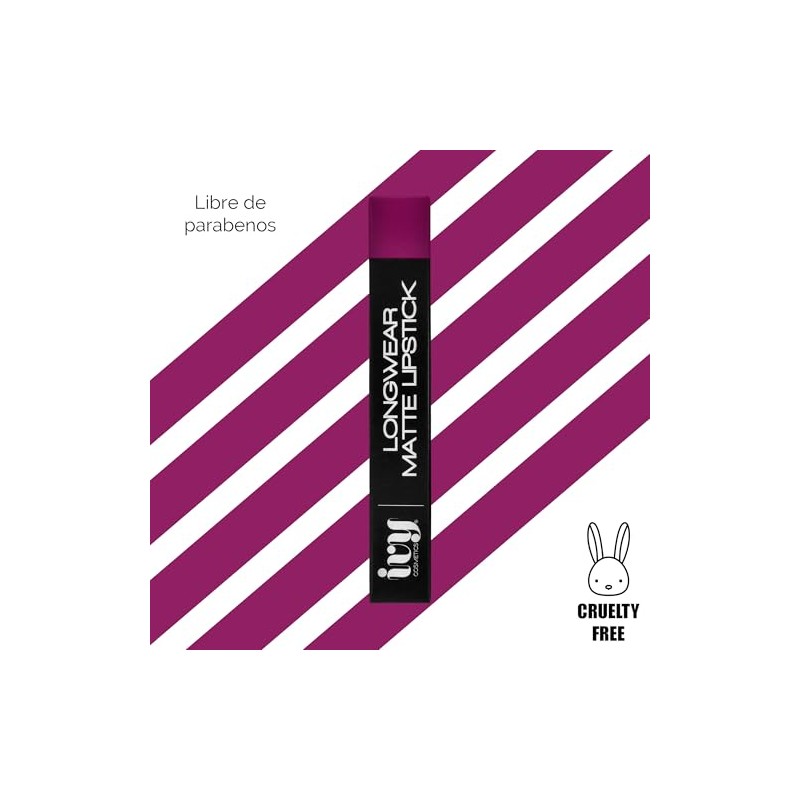 Labial Mate IVY de Larga Duracion - 15 Tonos disponibles