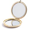 mpowtech Gold Magnifying Compact Mirror for Purse - 1x/2x Magnification