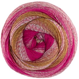 LANA GROSSA Gomitolo Fusione Wick Yarn with Colour Gradient, Hand Knitting Yarn Made of 60% Virgin Wool and 40% Polyacrylic, 200 g Wool for Knitting and Crocheting, 700 m Yarn