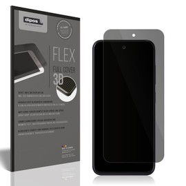 dipos FLEX Privacy Blickschutz-Folie matt passend für BLU Bold K30 Schutzfolie mit 100% Displayabdeckung, Fingerprint-Kompatibel, Case-Friendly, Full Cover, Sichtschutz Filter 2way