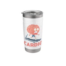 Panic Attacks are My Cardio Funny Anxiety Stainless Steel Insulated Tumbler
