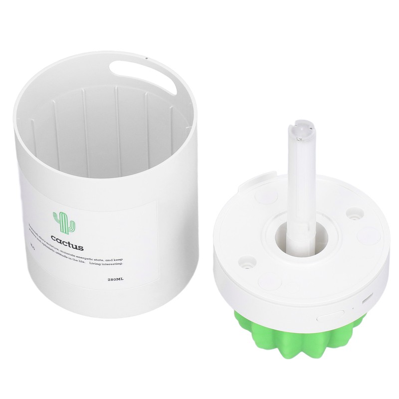 280ml Cactus Desktop Humidifier USB Power Supply Mute Nano Atomization