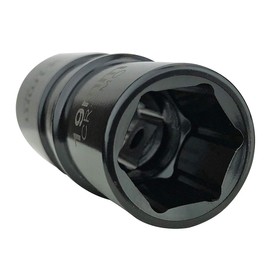 Heavy Duty CR-MO Metric 19mm x 21mm Flip Socket for 1/2 inch Impact Drive Air Gun by TYK Industries