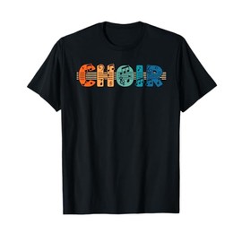 Choir Retro Singer Music Group Teacher Choir Directors T-Shirt