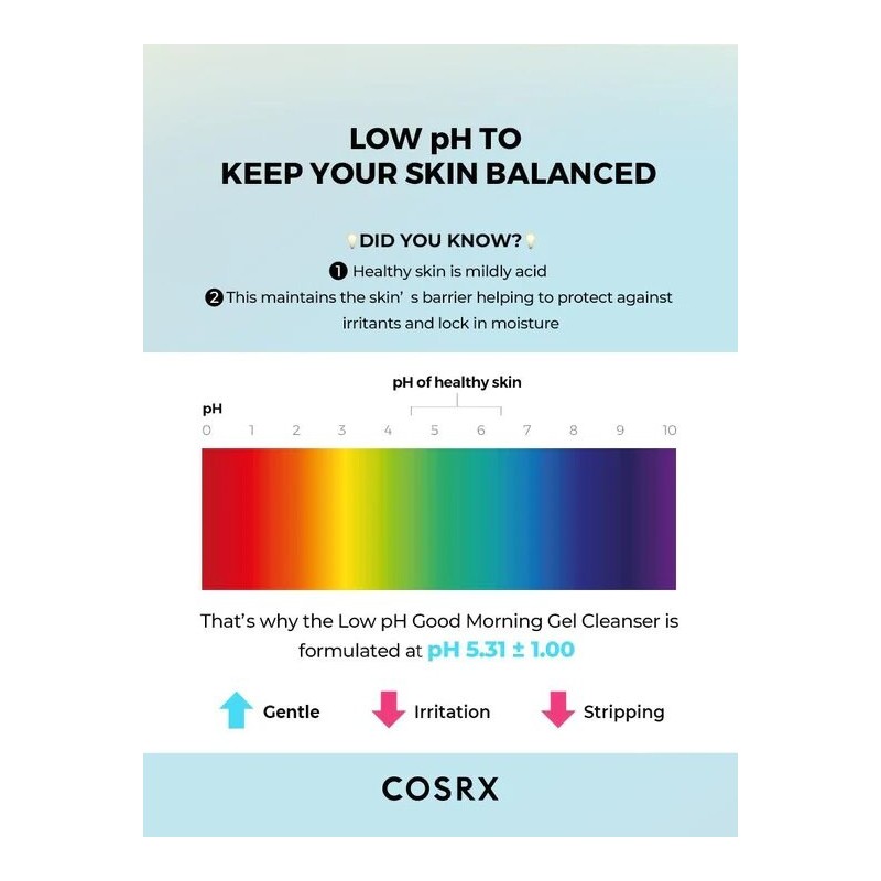 COSRX Low pH Good Morning Gel Cleanser 150ml - Good