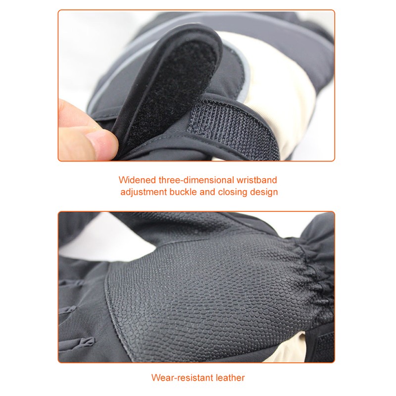 Electric Heated Gloves Rechargeable Warm Gloves Thermostatic Gloves