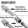 TowWorks 5/8" Trailer Hitch Locking Pin with Double Safety and