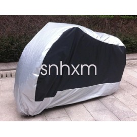 Unbranded L Silver Black Motorcycle Outdoor Cover for Yamaha Scooter Sports Bike YZF R1 R6
