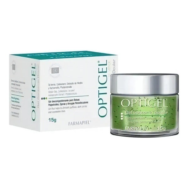 Gel Contorno De Ojos Farmapiel Optigel con Té Verde y