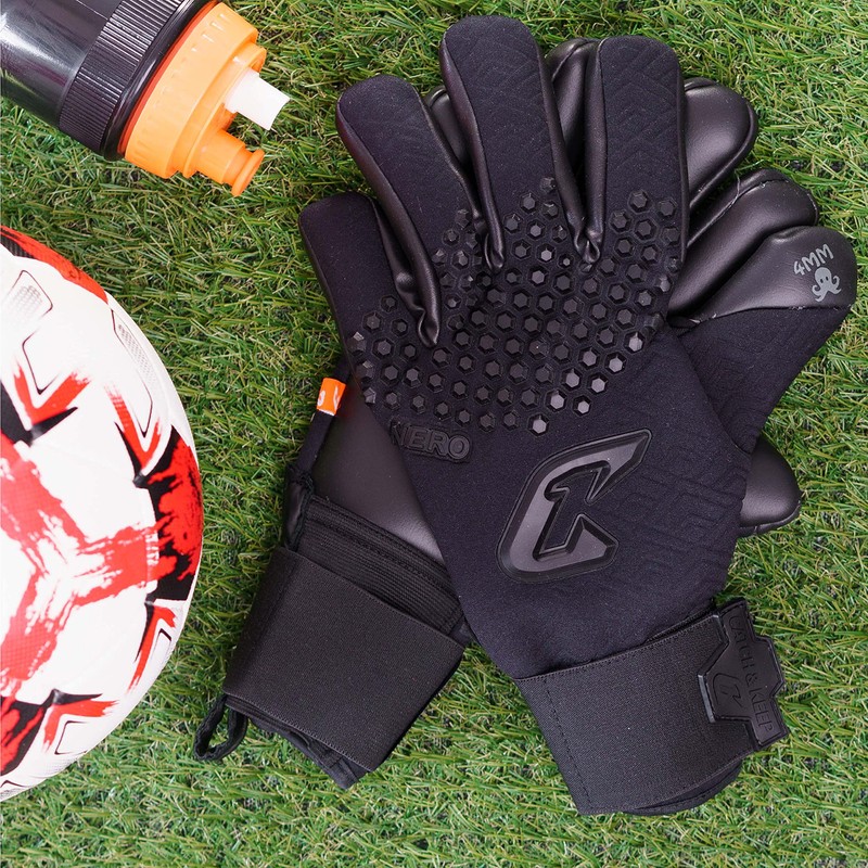 Catch & Keep Professional Goalkeeper Gloves for Adults, Maximum Grip,
