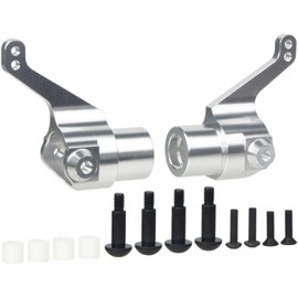 HobbyMarking Aluminum Steering Knuckles Arm Kit for Tamiya Super Clod Buster Bullhead TXT-1 1/10 Scale Monster Trucks RC Car Upgrade Parts