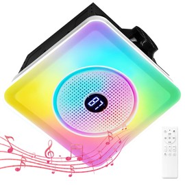 RETOTLA Bluetooth Exhaust Fan for Bathroom Speaker, Bathroom Fan Light