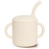 Silicone Baby Cup with Straw, Straw Cup for 6 months+