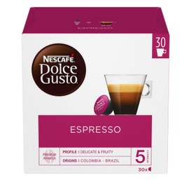 NESCAFÉ Dolce Gusto Espresso Coffee Pods, 30 Capsules (Pack of 3, Total 90 Capsules, 90 Servings)