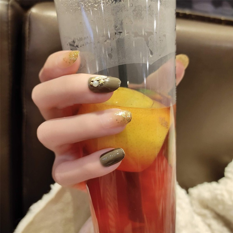 Set of 24 Summer Nail Tips Internet Popular Style Fake