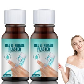 2Pcs Liquid Plaster Quick-Dry Gel,Skin Liquid Plaster Gel,Quick-Drying Dressing,Wound Liq/uid Ge/l,Transparent Waterproof G/el Wound Stick Protective,Suitable for Women use,Essential for Home Care