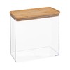 Storage container rectangular bamboo lid "eske" 3 l 5 five