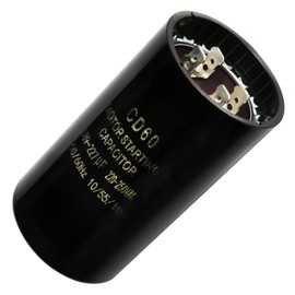 Seentech 189-227 uf/MFD 220-250 VAC ±20% CD60 Round Motor Start Capacitor 50/60 Hz AC Electric Motor Universal Fit for AC Motor Run or Fan Start and Cool or Heat Pump Air Conditioner