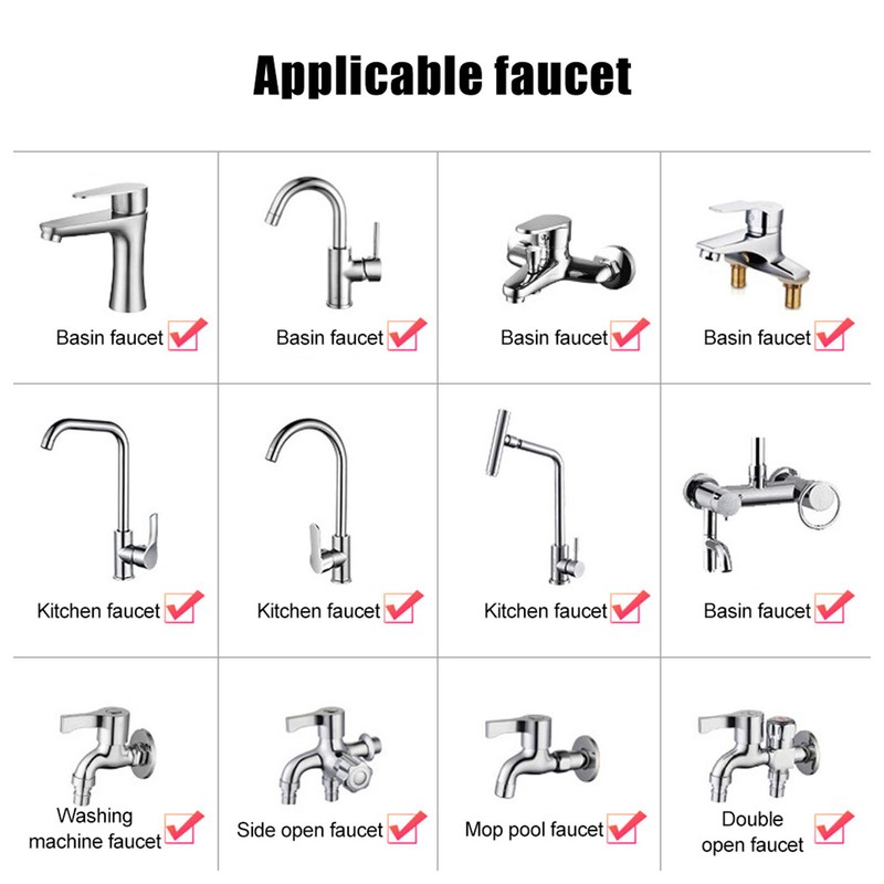 Pressurized Household Handhled Shower Sprayer Hand Shower Faucet Kit Hair