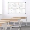 Calendar Whiteboard for Wall 36" x 24", 4 Month Magnetic
