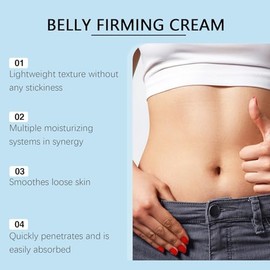 Crema Reafirmante Para Abdomen B Flat, Crema Reafirmante Y Tonificante Para Abdomen, Muslos Y Glúteos, Loción Corporal Hidratante Y Reafirmante Para M